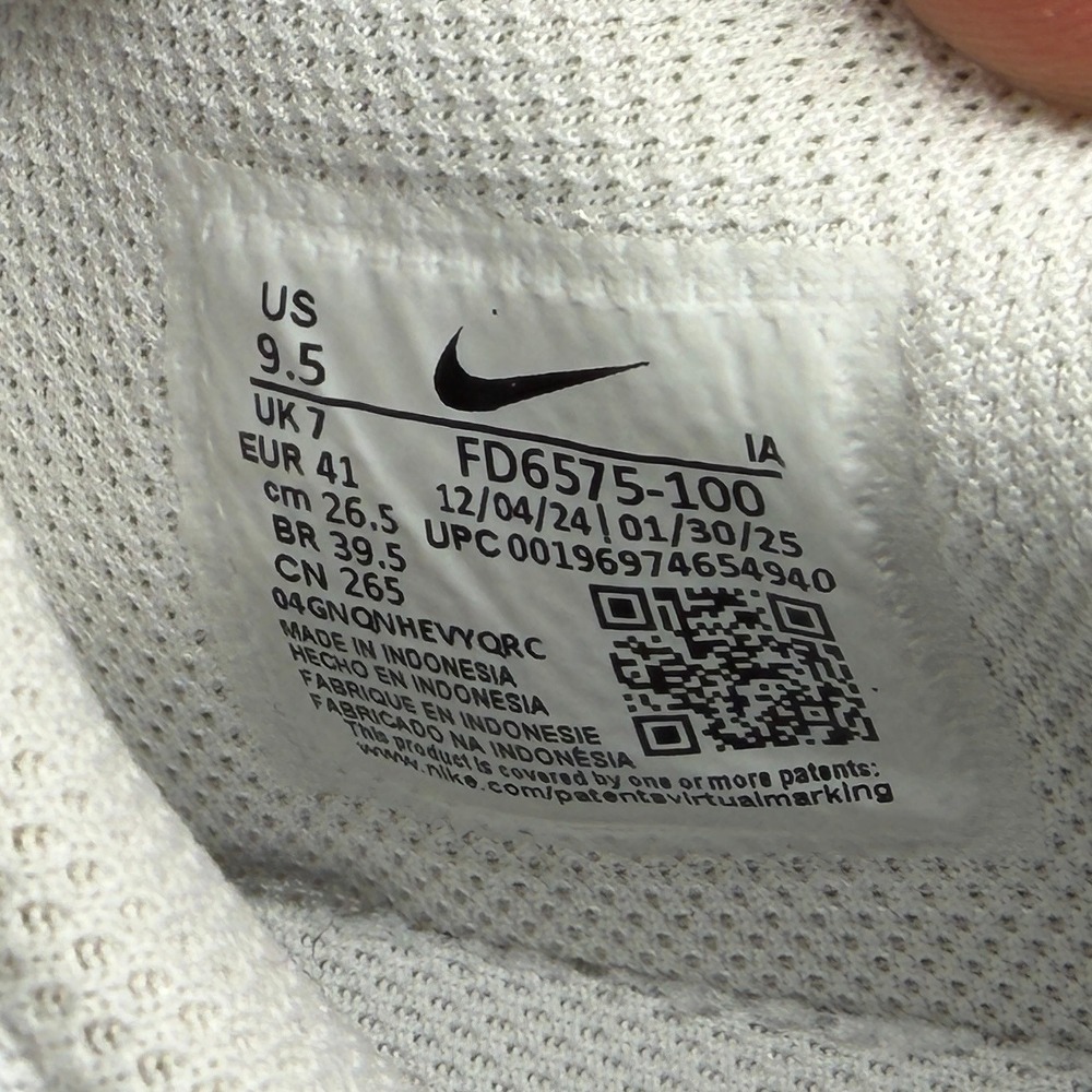 Nike Court Lite 4 Tennis Shoes Womens 9.5 White Black Athletic Training Sneakers - Picture 13 of 13